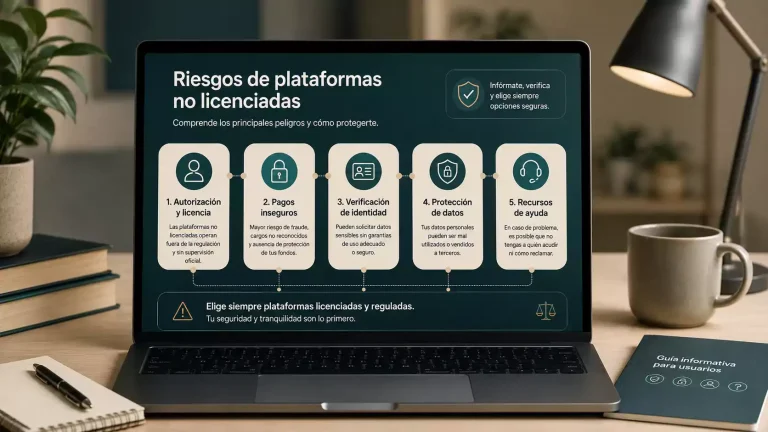 Mapa de riesgos para evaluar ofertas de juego online no verificadas en España
